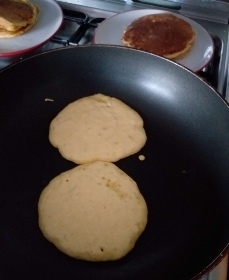 homemade vegan pancakes