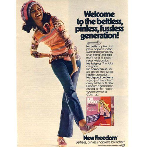 What was it like for women to wear belted pads in the 1950s and 60s? - Quora