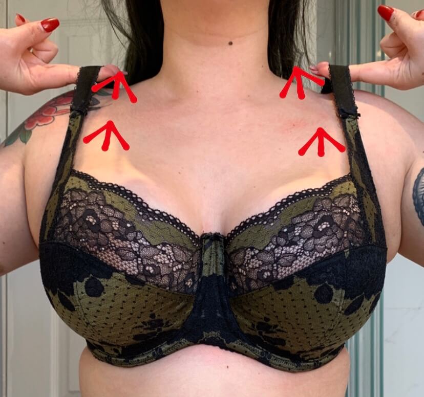 before/after - a professional bra fitting