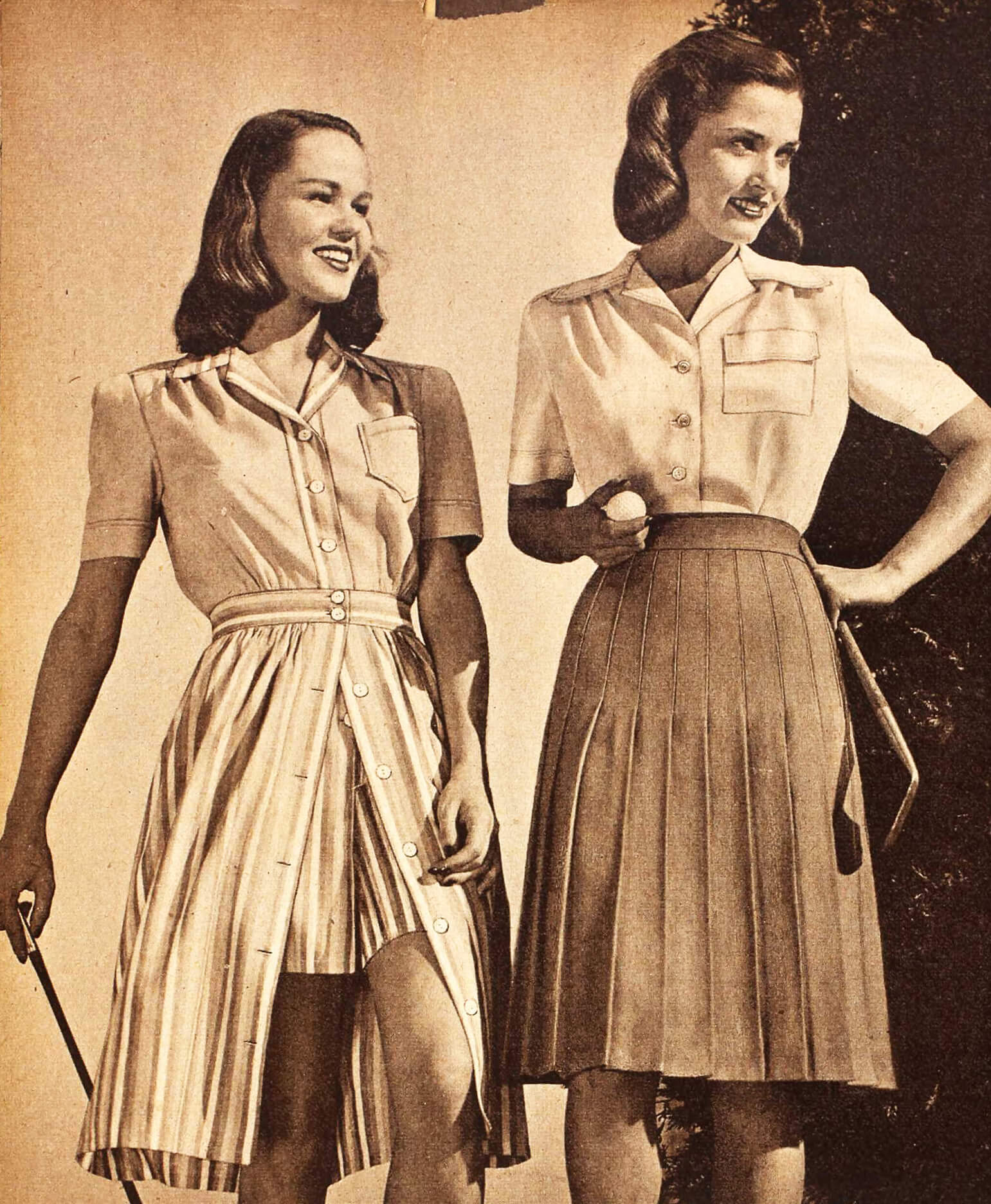 12 Outdoor sports clothes, Sears Roebuck Catalog, 1945 – The Vintage Woman