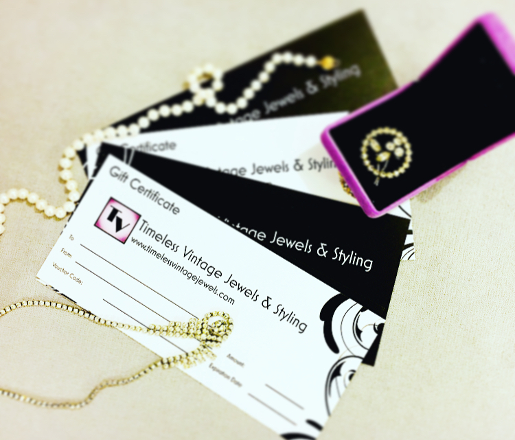Timeless Vintage Jewels gift vouchers