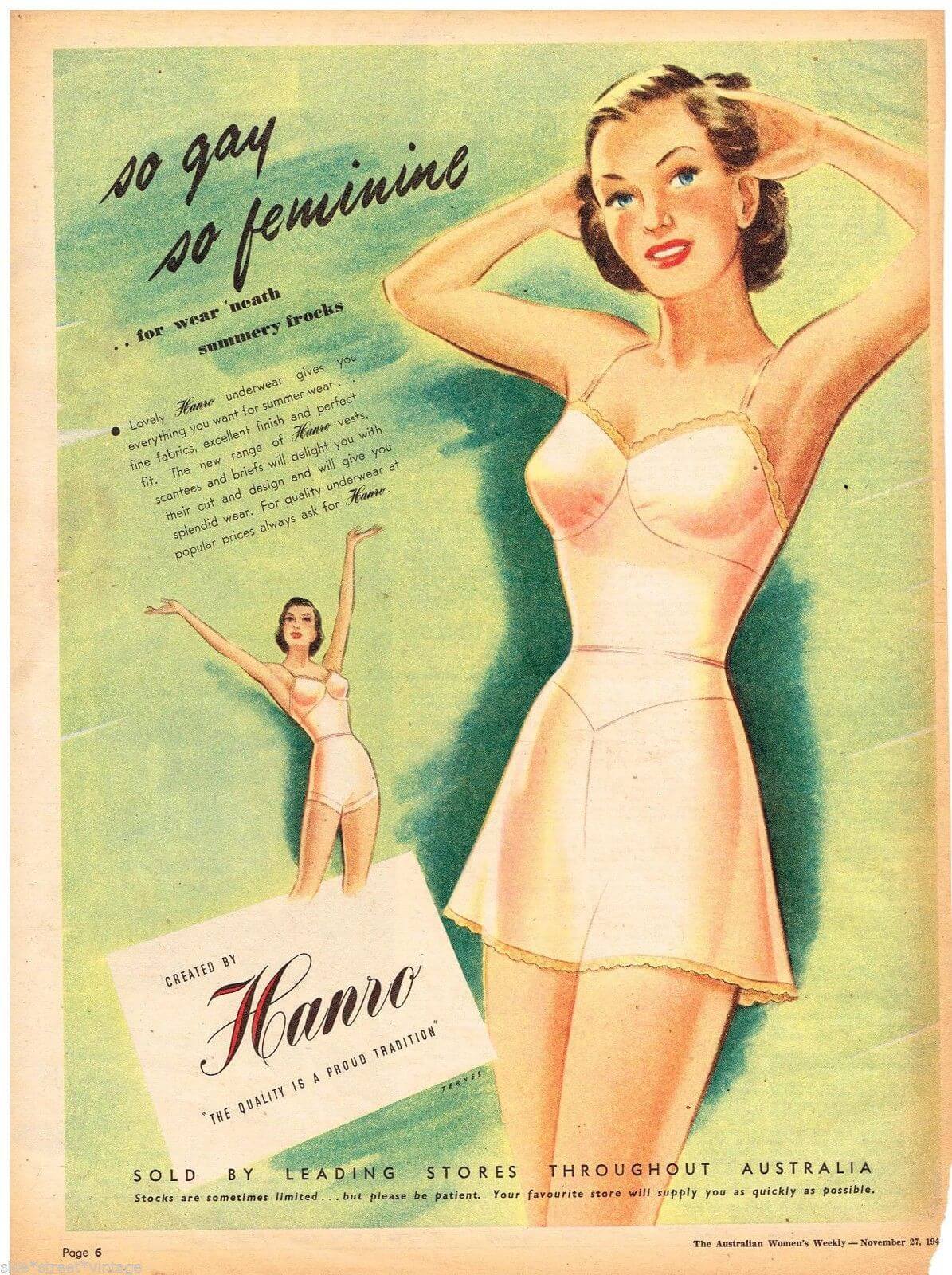 Should you wear vintage undergarments?  Let's talk about vintage lingerie!  
